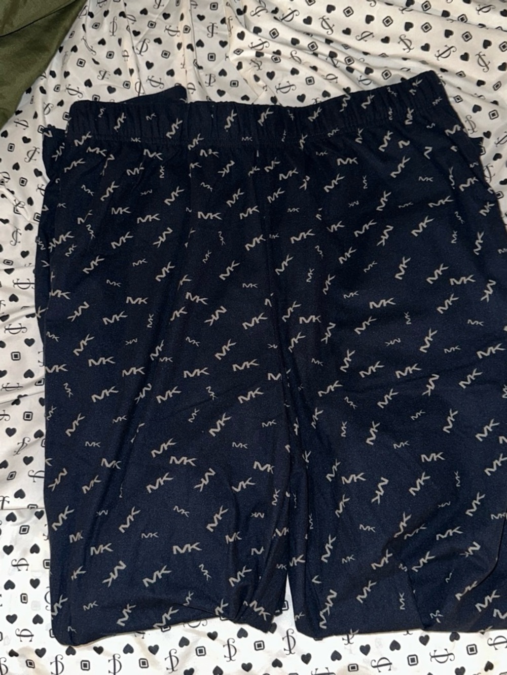 Men Michael Kors Navy blue pajama pants
